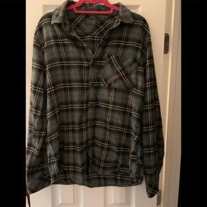 Oversized Flannel with Elbow Patches